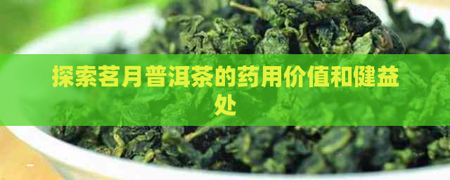 探索茗月普洱茶的药用价值和健益处