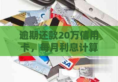 逾期还款20万信用卡，每月利息计算解析与建议