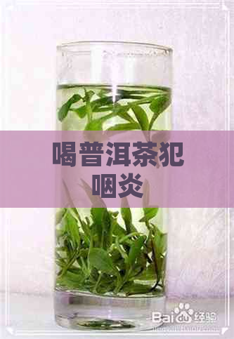 喝普洱茶犯咽炎