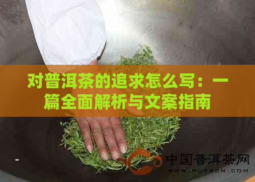 对普洱茶的追求怎么写：一篇全面解析与文案指南