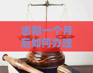 逾期一个月后如何办理贷款？了解相关政策和解决方案