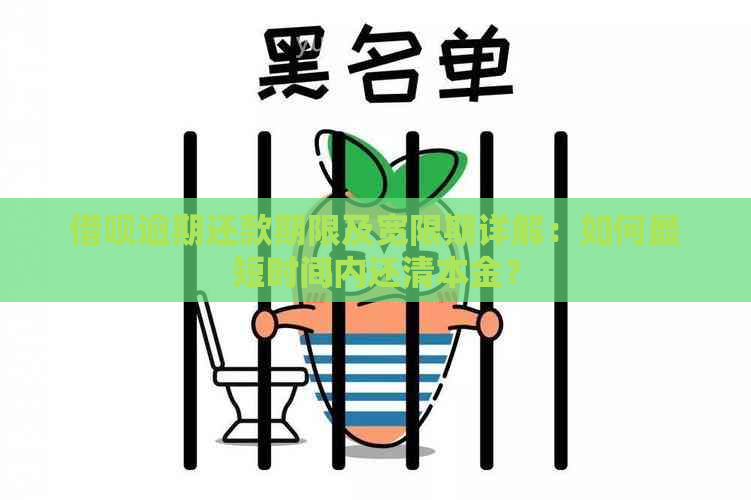 借呗逾期还款期限及宽限期详解：如何最短时间内还清本金？