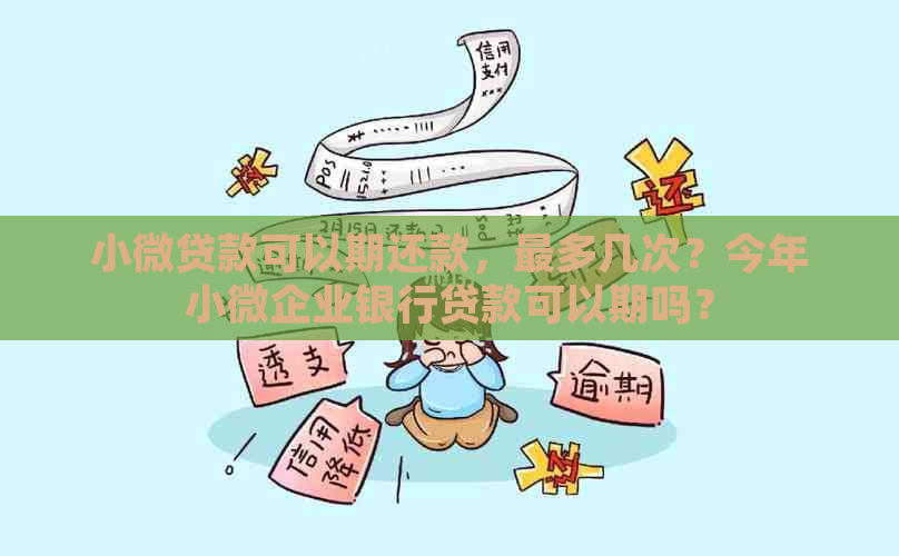 小微贷款可以期还款，最多几次？今年小微企业银行贷款可以期吗？