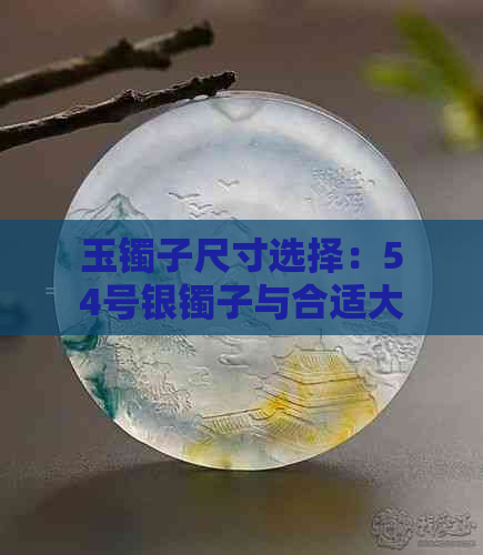 玉镯子尺寸选择：54号银镯子与合适大小的玉镯子的考量