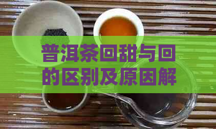 普洱茶回甜与回的区别及原因解析