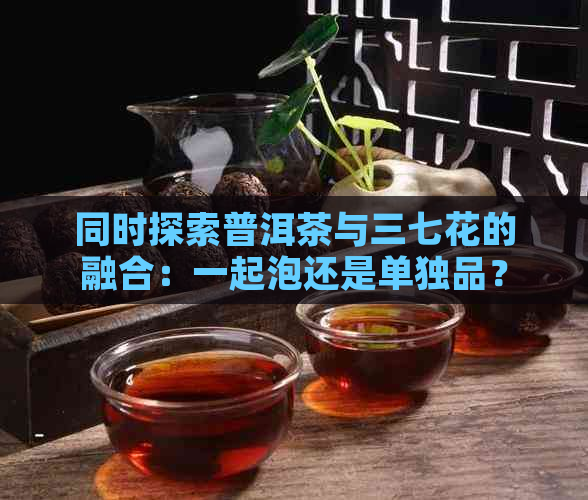 同时探索普洱茶与三七花的融合：一起泡还是单独品？