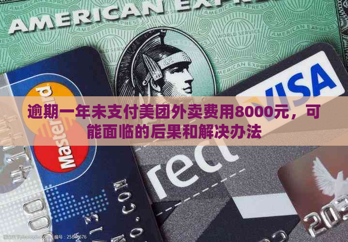 逾期一年未支付美团外卖费用8000元，可能面临的后果和解决办法