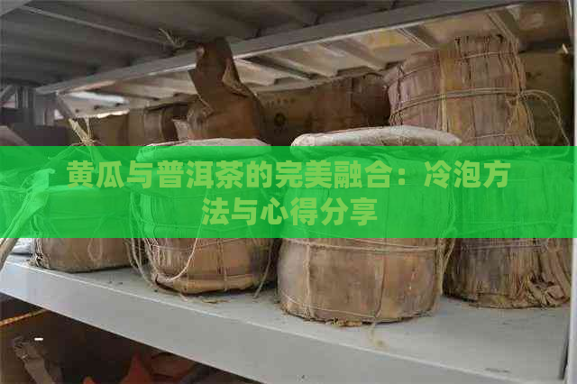 黄瓜与普洱茶的完美融合：冷泡方法与心得分享