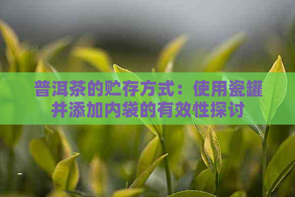 普洱茶的贮存方式：使用瓷罐并添加内袋的有效性探讨