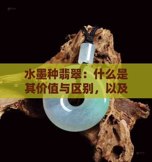 水墨种翡翠：什么是其价值与区别，以及翡翠山水墨种解析