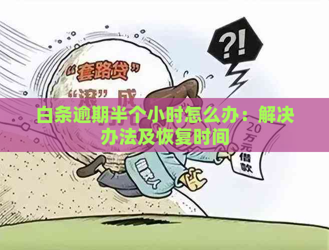 白条逾期半个小时怎么办：解决办法及恢复时间