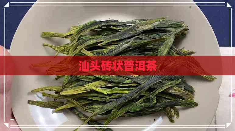 汕头砖状普洱茶