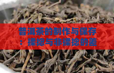 普洱茶的制作与保存：揉捻与非揉捻的差异及正确的保存方法