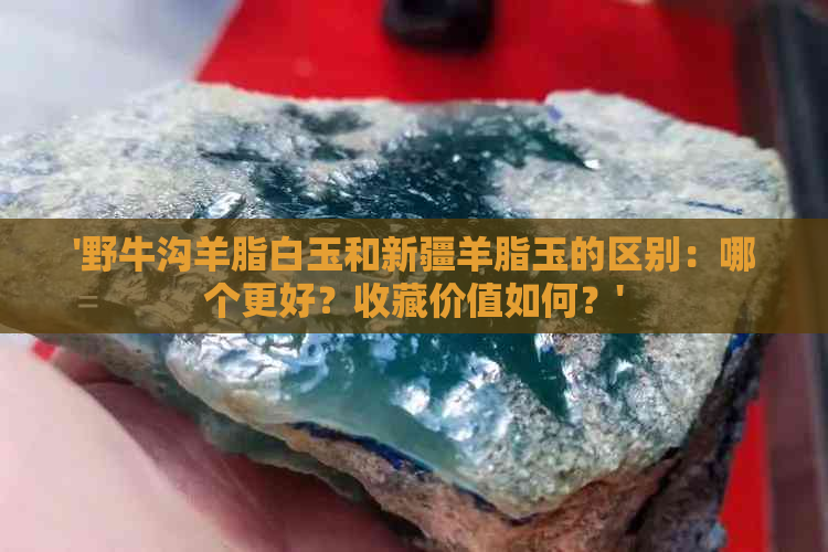 '野牛沟羊脂白玉和新疆羊脂玉的区别：哪个更好？收藏价值如何？'