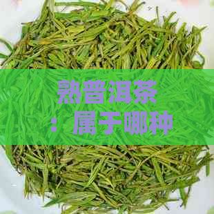 熟普洱茶：属于哪种茶类？红茶还是绿茶？同时介绍其特点和品饮方法