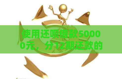 使用还款借款50000元，分12期还款的利息计算方法和详细说明