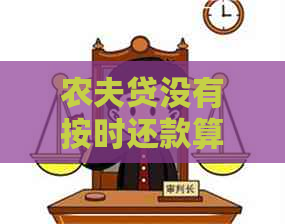 农夫贷没有按时还款算逾期吗