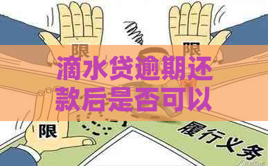 滴水贷逾期还款后是否可以再次借款：安全与影响全解析