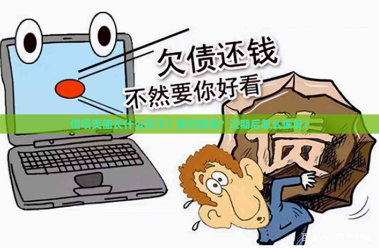 借呗页面长什么样子？如何取消？过期后怎么恢复？