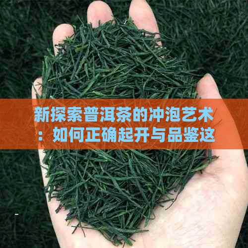 新探索普洱茶的冲泡艺术：如何正确起开与品鉴这款独特的中国黑茶