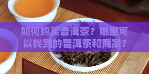 如何购买普洱茶？哪里可以找到的普洱茶和商家？