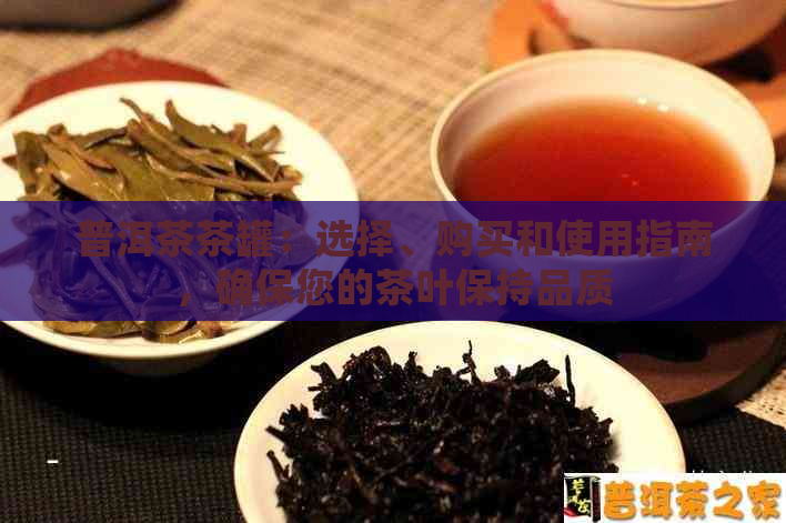 普洱茶茶罐：选择、购买和使用指南，确保您的茶叶保持品质