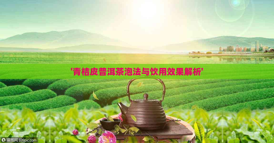 '青桔皮普洱茶泡法与饮用效果解析'