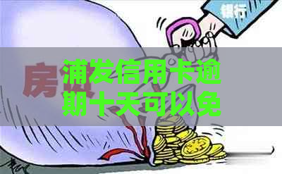 浦发信用卡逾期十天可以免息吗？ 10万逾期的处理方法