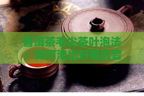 普洱茶毛尖茶叶泡法：如何泡出好喝的普洱茶毛尖