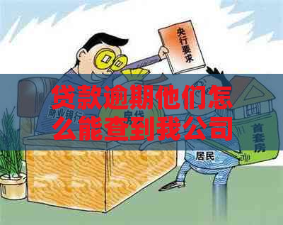 贷款逾期他们怎么能查到我公司信息呢？新公司、通讯录被查详情