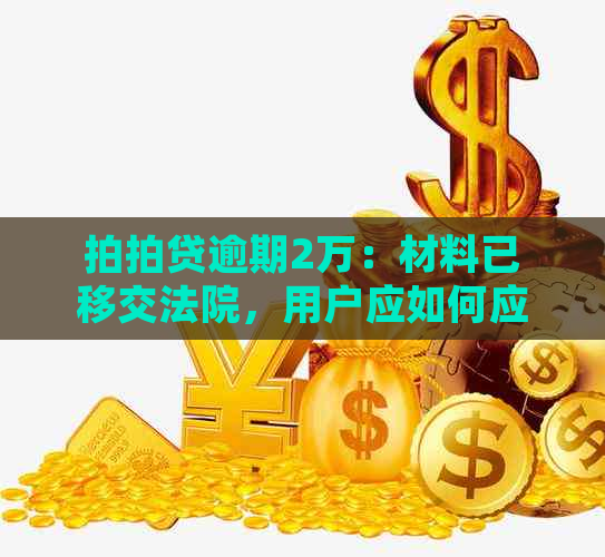 逾期2万：材料已移交法院，用户应如何应对？是否会面临法律责任？