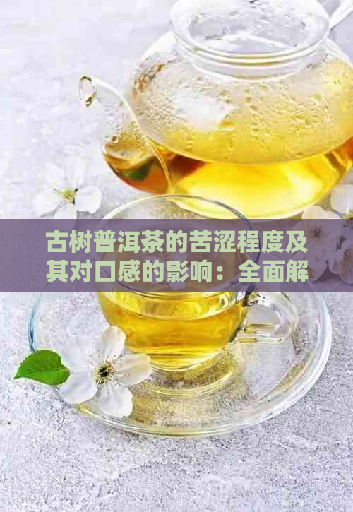 古树普洱茶的苦涩程度及其对口感的影响：全面解读