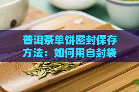 普洱茶单饼密封保存方法：如何用自封袋保存并确保密封？