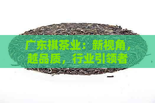 广东祺茶业：新视角，越品质，行业引领者