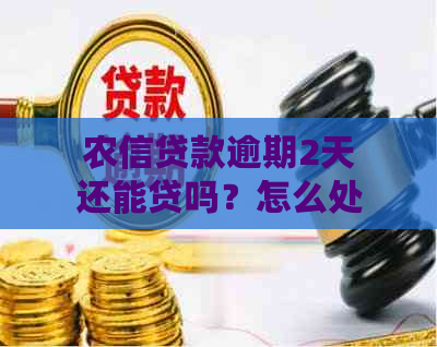 农信贷款逾期2天还能贷吗？怎么处理？会受影响吗？