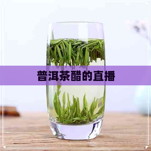 普洱茶醋的直播