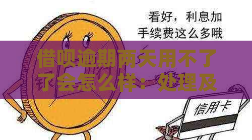 借呗逾期两天用不了了会怎么样：处理及影响解答