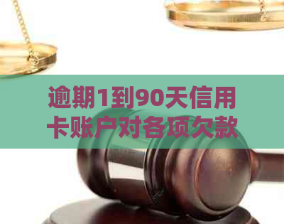 逾期1到90天信用卡账户对各项欠款的影响：探讨关键期的后果