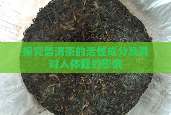 探究普洱茶的活性成分及其对人体健的影响