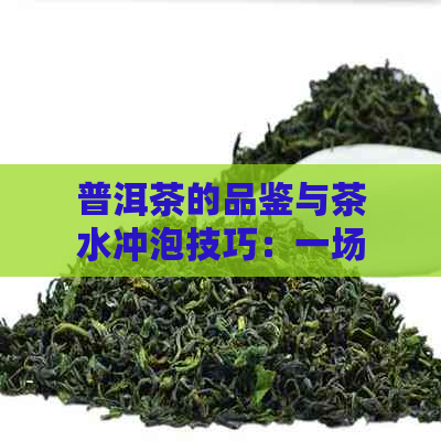 普洱茶的品鉴与茶水冲泡技巧：一场视觉与味觉的宴