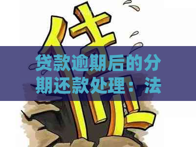 贷款逾期后的分期还款处理：法律规定与应对策略