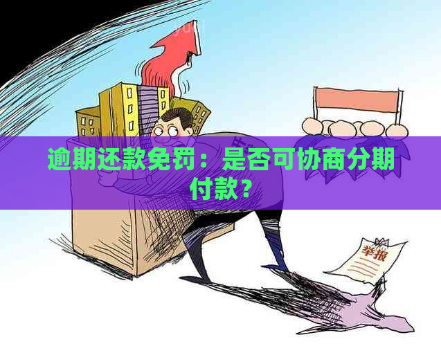 逾期还款免罚：是否可协商分期付款？