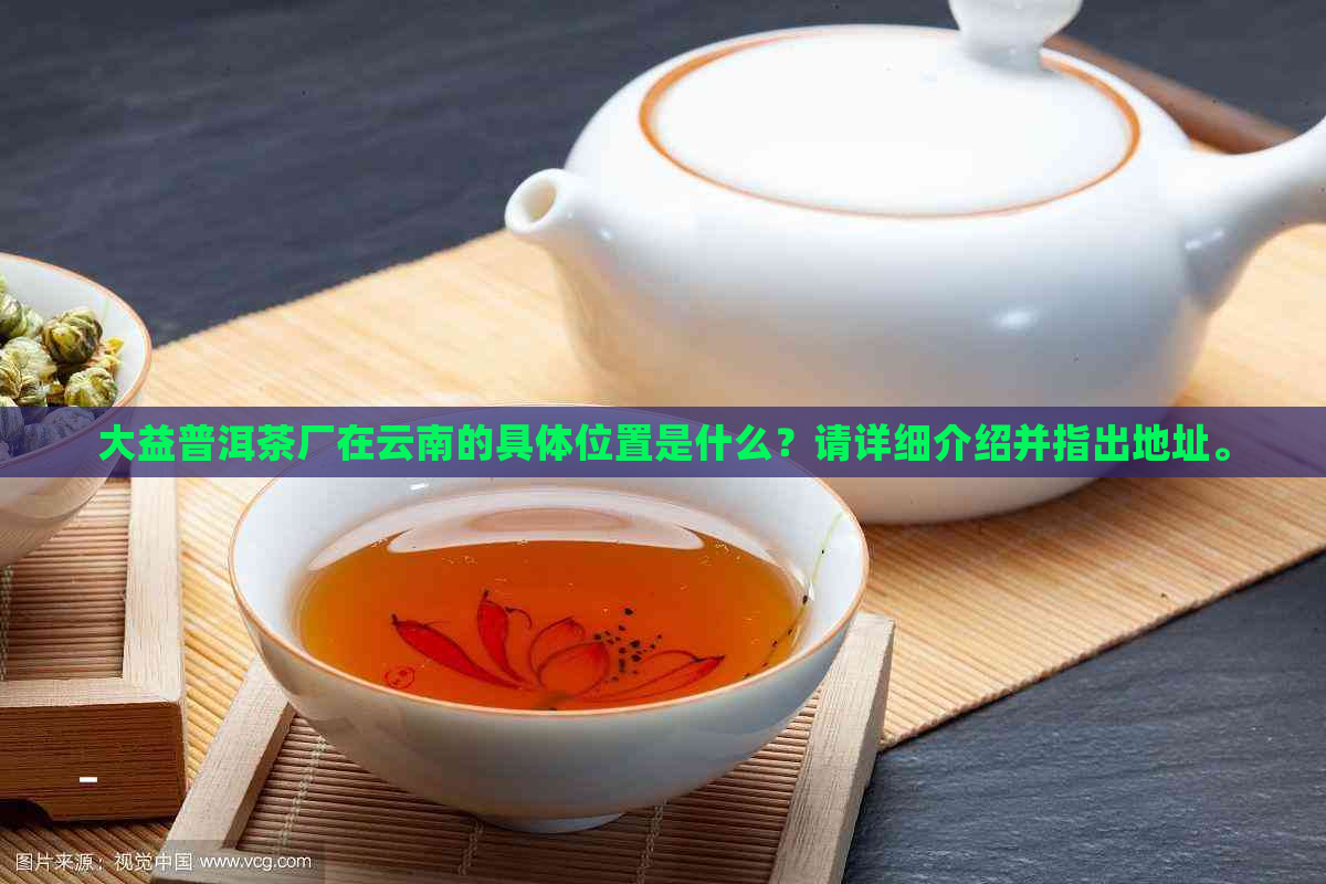 大益普洱茶厂在云南的具     置是什么？请详细介绍并指出地址。