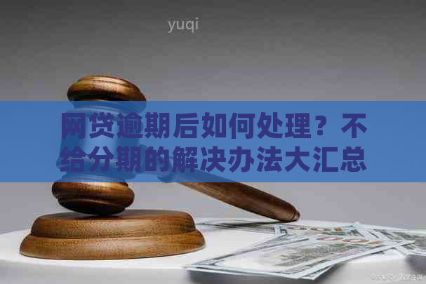 网贷逾期后如何处理？不给分期的解决办法大汇总