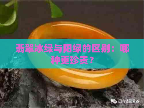 翡翠冰绿与阳绿的区别：哪种更珍贵？