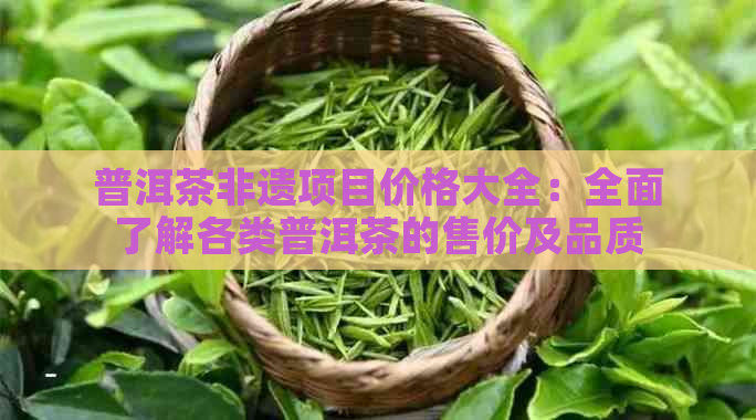 普洱茶非遗项目价格大全：全面了解各类普洱茶的售价及品质