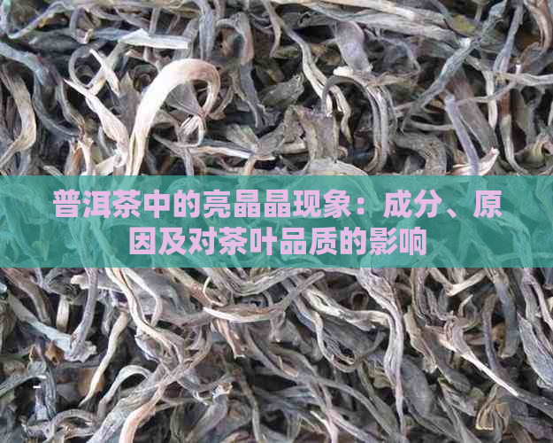 普洱茶中的亮晶晶现象：成分、原因及对茶叶品质的影响