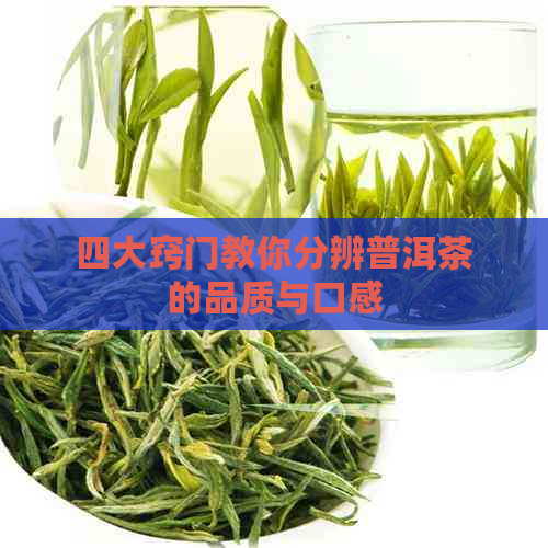 四大窍门教你分辨普洱茶的品质与口感