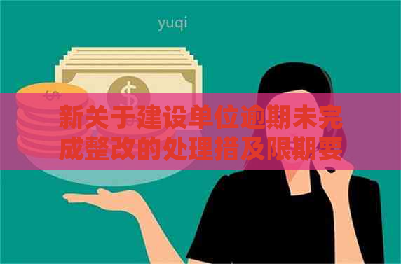 新关于建设单位逾期未完成整改的处理措及限期要求分析