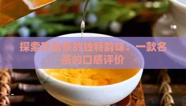 探索顶露茶的独特韵味：一款名茶的口感评价